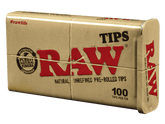 Raw Pre Rolled-Tips Tin 100pk
